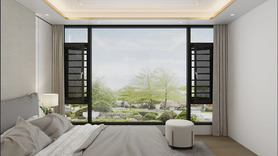 Narrow Frame Anodised Aluminium Door Window Fabricators For Casement