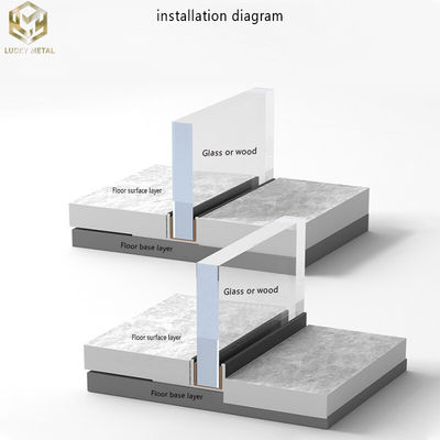 30x30 Aluminium Edge Trim Profiles 2mm Thickness Customized