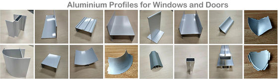 Anodized Extrusion Aluminium Door Frame Profile For Glass Sliding Door
