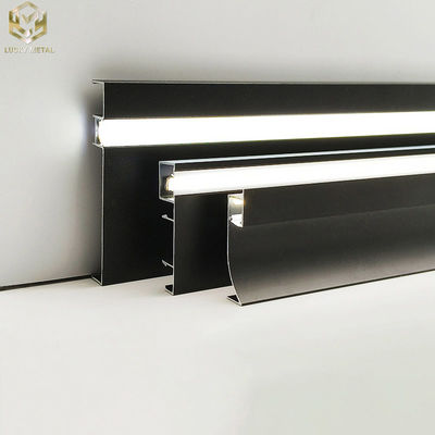 Cove Aluminium Floor Skirting Powder Coating OEM