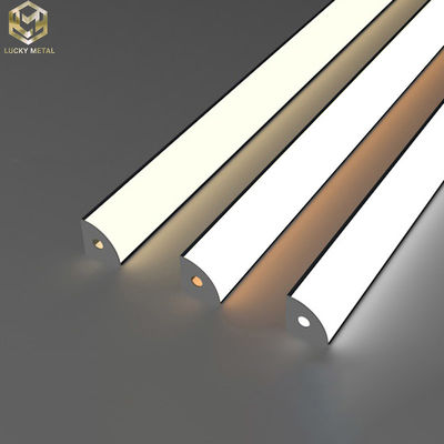 8mm Aluminium Led Strip Profile Track Waterproof Surface Mounted