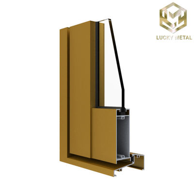6000 Series Aluminium Window Profiles for Furniture T5 Temper Bending Welding Punching Services Manufactured Vietnam Fac