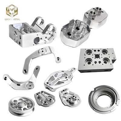High Precision 6061-T6 CNC Aluminum Parts With Anodized Finish For Robotics